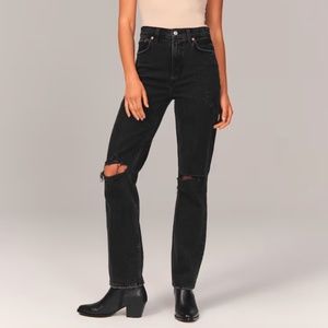 Abercrombie Ultra High Rise 90s Straight Jean